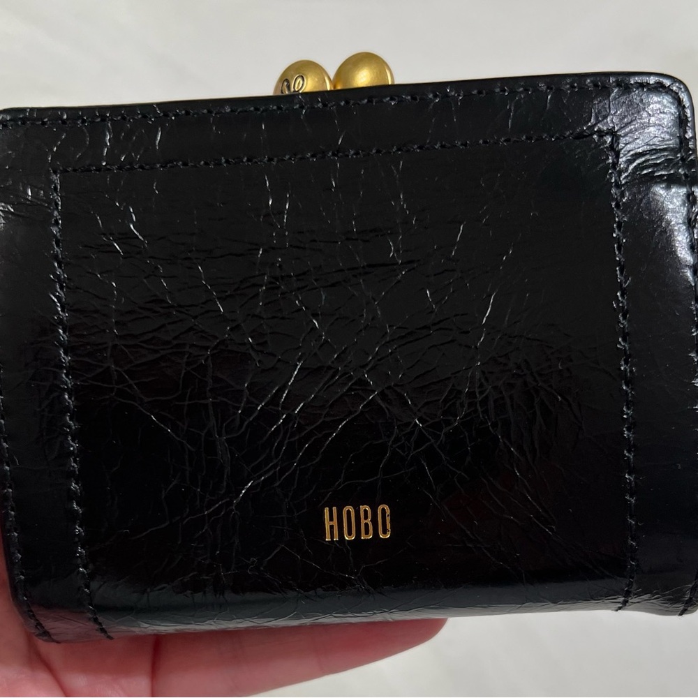HOBO Black Leather Wallet